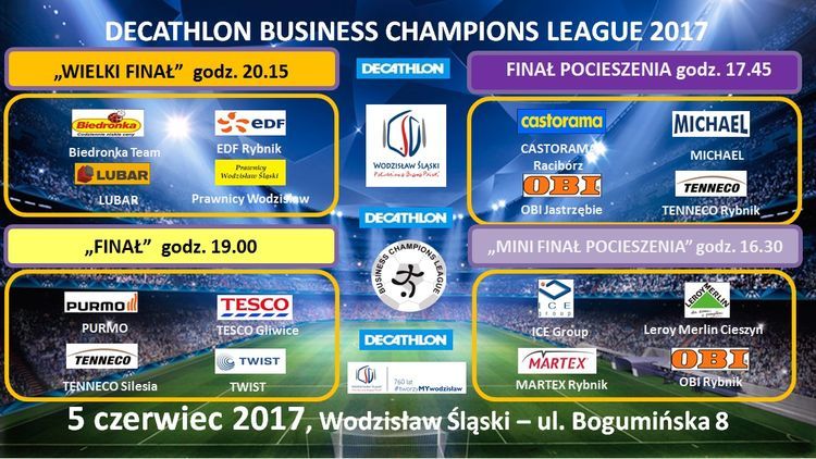Business Champions League (16.05.2017), Materiały prasowe